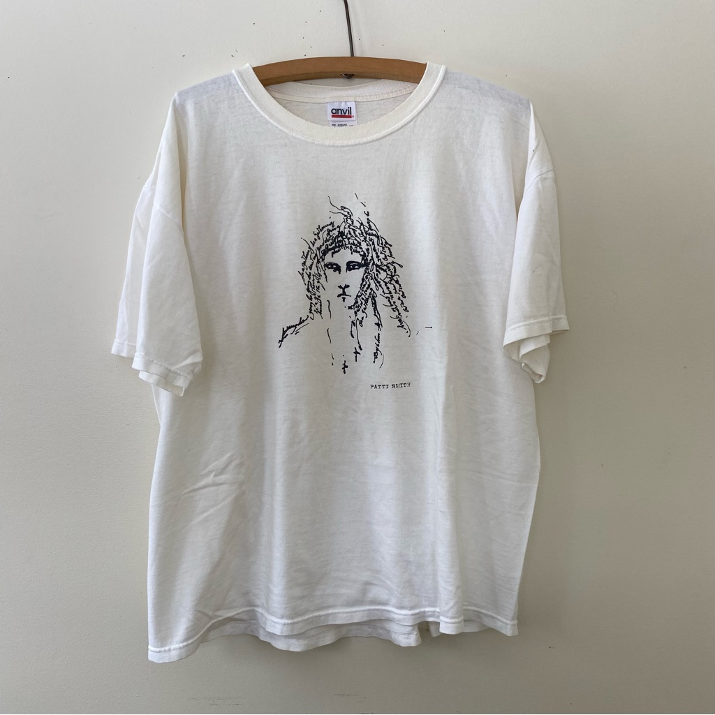 Rare Vintage Patti Smith Concert T-Shirt 2001 Seattle Y2k Anvil Cotton Tee Xl